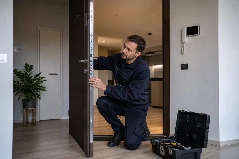 Locksmith at work in Waregem
